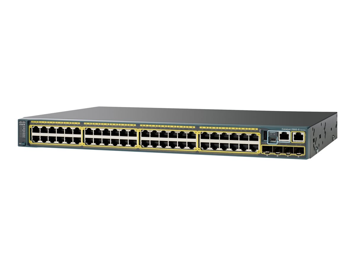 Refurb/Sw 2960S 48 GigE 4 x SFP LAN Bse
