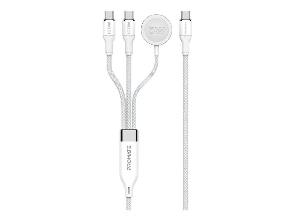 Promate Fusion-CCW USB-C cable 1.4 Product shot Front 79650