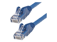 StarTech.com 50ft (15m) LSZH CAT6 Ethernet Cable, 10 Gigabit Snagless RJ45 100W PoE Patch Cord, CAT 6 10GbE UTP Network Cable w/Strain Relief, Blue ETL/Low Smoke Zero Halogen - Category 6, 24AWG (N6LPATCH50BL)