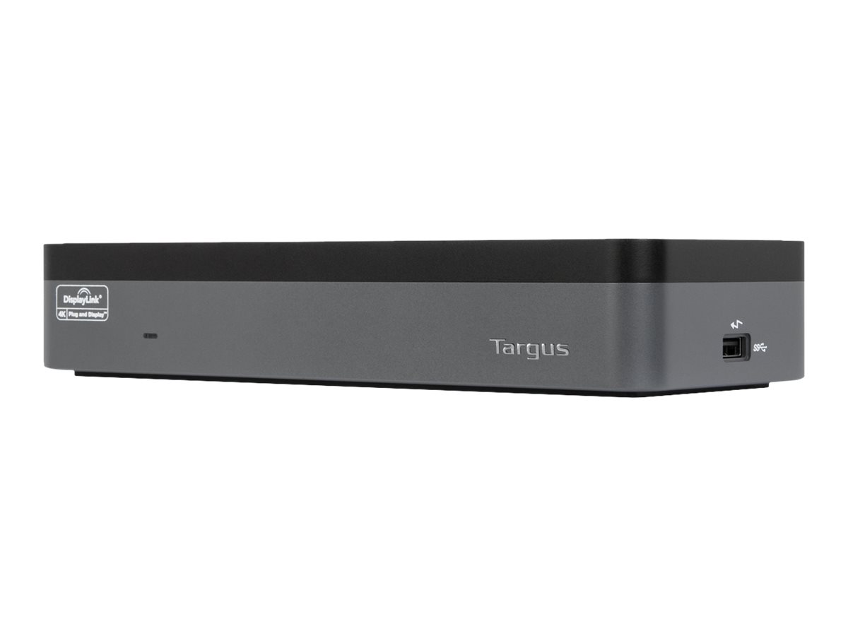 Targus USB-C Universal Quad 4K (QV4K) Docking Station with 100W Power Delivery docking station Product shot Front 79800