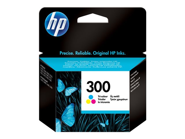 HP 300 - colour (cyan, magenta, yellow) - original - ink cartridge