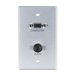 C2G VGA and 3.5mm Audio Pass Through Single Gang Wall Plate