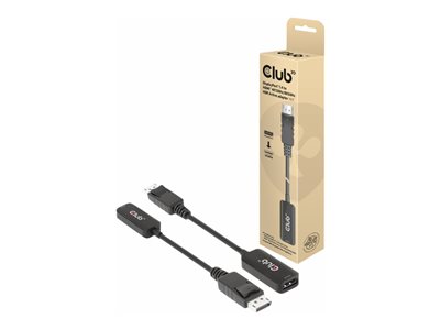 Club 3D - Adapter - DisplayPort male to HDMI female