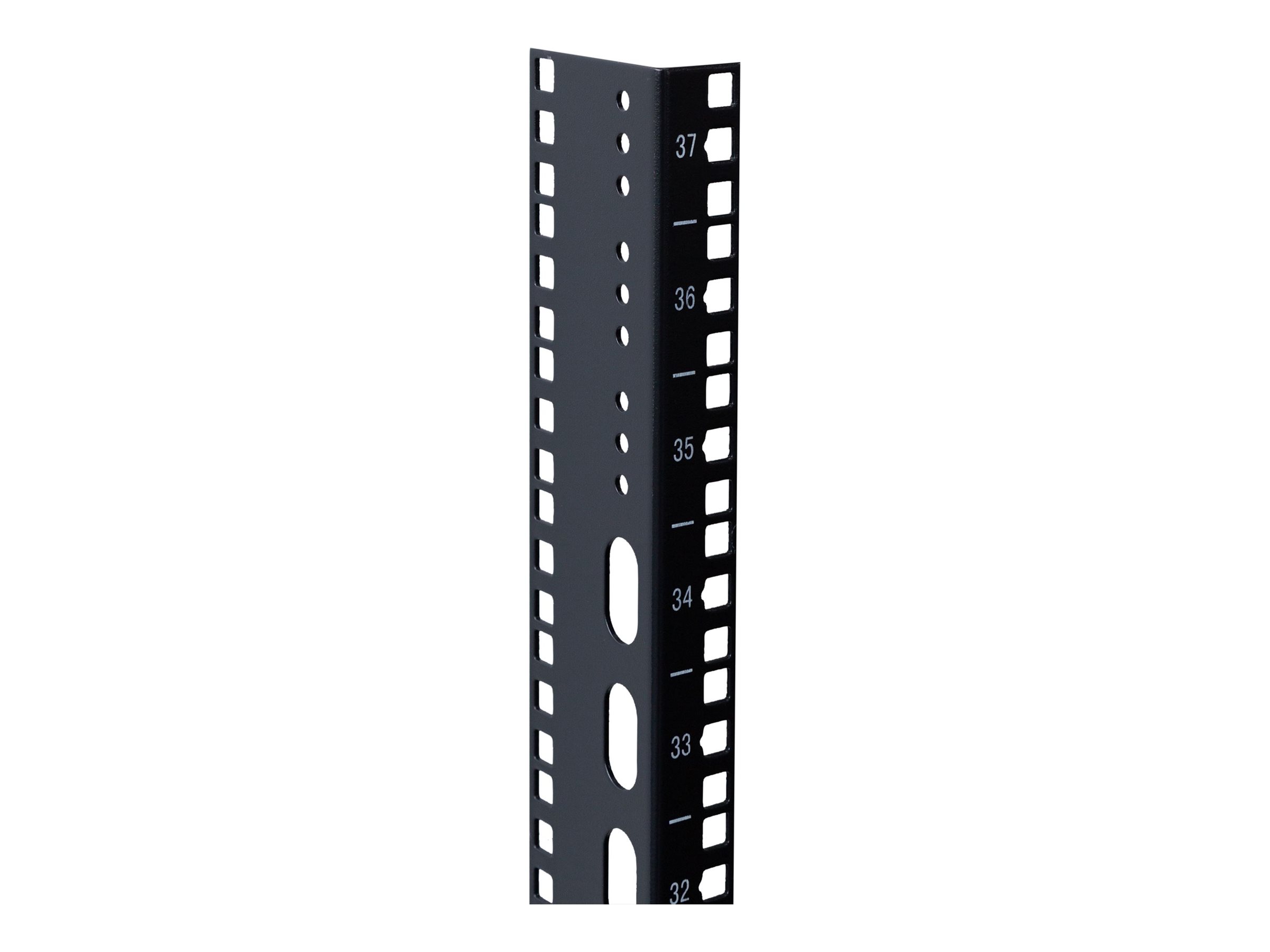 Dynamix RALM45-6 cabinet mounting rails 45U Product shot Left-angle 79900