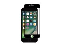 Screenor Premium Full Cover Skærmbeskytter Sort Transparent Apple iPhone 6, 6s, 7, 8, SE (2. generation)