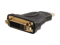 C2G DVI-D Female to HDMI Male Inline Adapter Adapter DVI-D female to HDMI male black