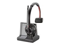 Poly Savi 8200 Series W8210/A - Headset - on-ear - DECT / Bluetooth - wireless - active noise cancelling
