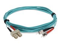 AddOn 10m SC to ST OM3 Aqua Patch Cable