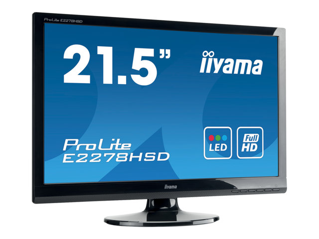 iiyama ProLite E2278HSD-1 - LED monitor - Full HD (1080p