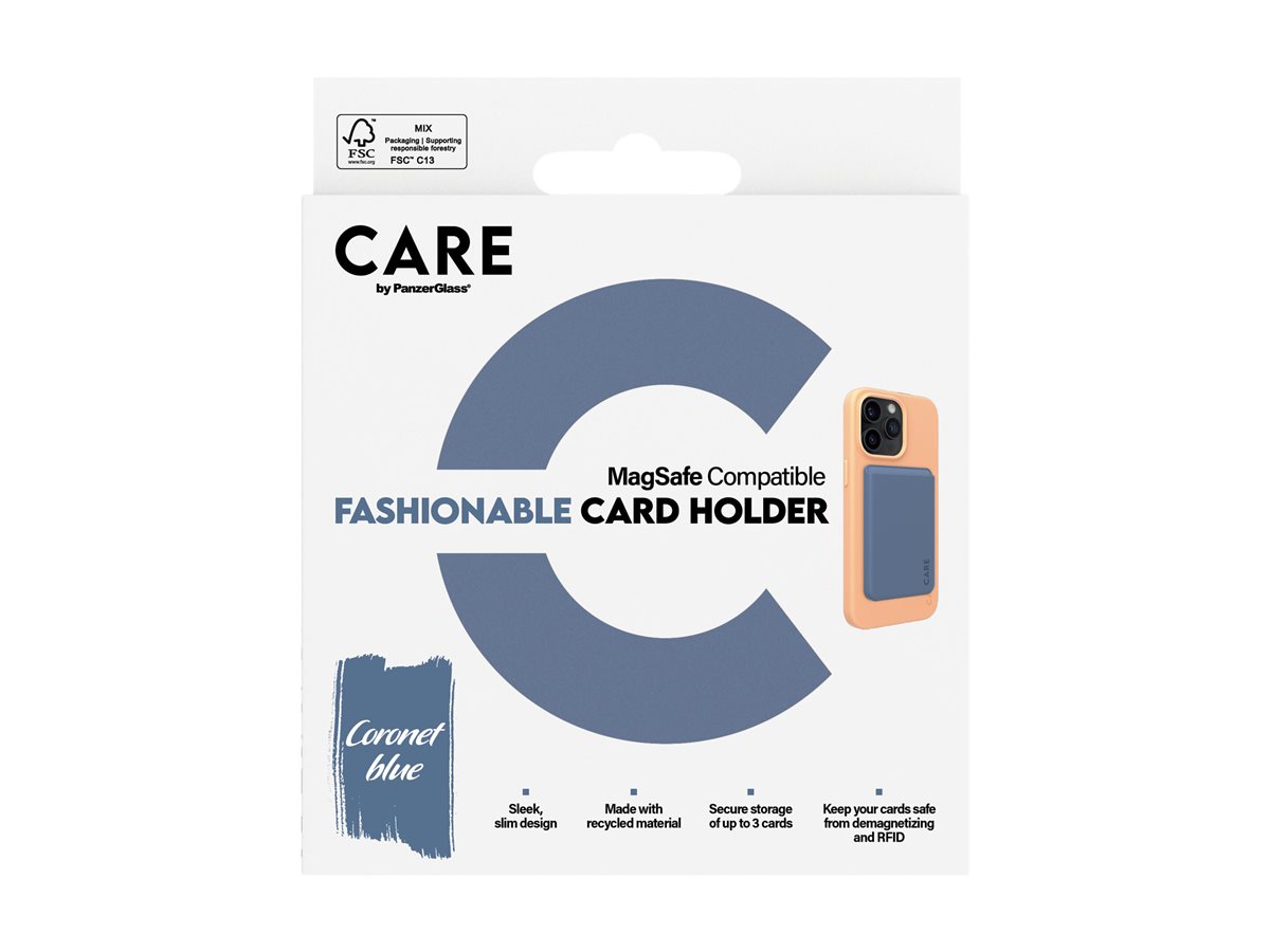 PanzerGlass CARE Apple MagSafe RFID CardHolder modré pouzdro na platební karty – foto 3