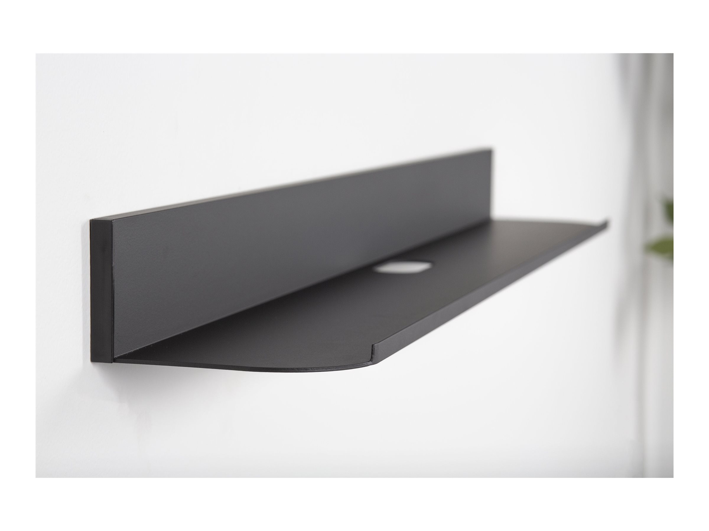 Hangman Reversible No-Stud Sound Bar Shelf - Black - HANGLSBS18