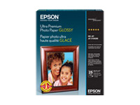 Epson Ultra Premium Glossy Photo Paper - Glossy - 11.8 mil - 5 in x 7 in 20 sheet(s) photo paper - for Expression ET-3600; Expression Premium XP-830; WorkForce ET-16500, WF-2930