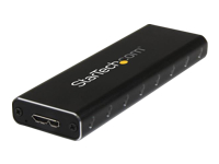 StarTech.com Boîtier USB 3.0 externe pour SSD SATA M.2 NGFF avec UASP - Boîtier SSD portable USB 3.0 vers SATA III M.2