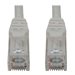 Eaton Tripp Lite Series Cat6a 10G Snagless Molded UTP Ethernet Cable (RJ45 M/M), PoE, White, 2 ft. (0.6 m)