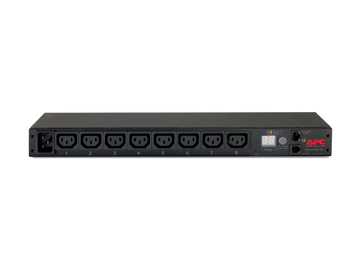 APC Rack PDU Metered 1U 16A 230V 8C13 In