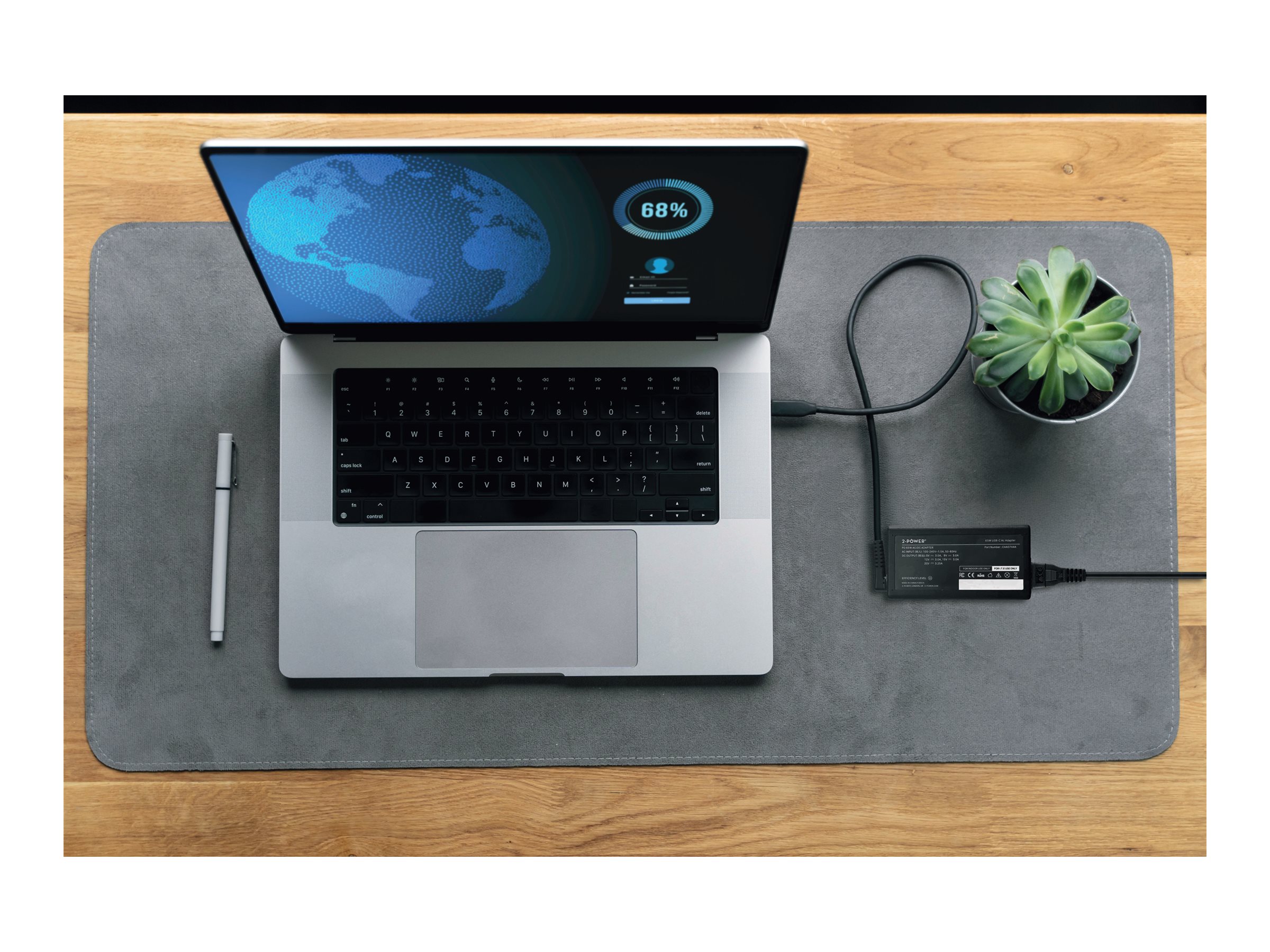 AC Adapter 65W USB-C includes power cable – PSA
