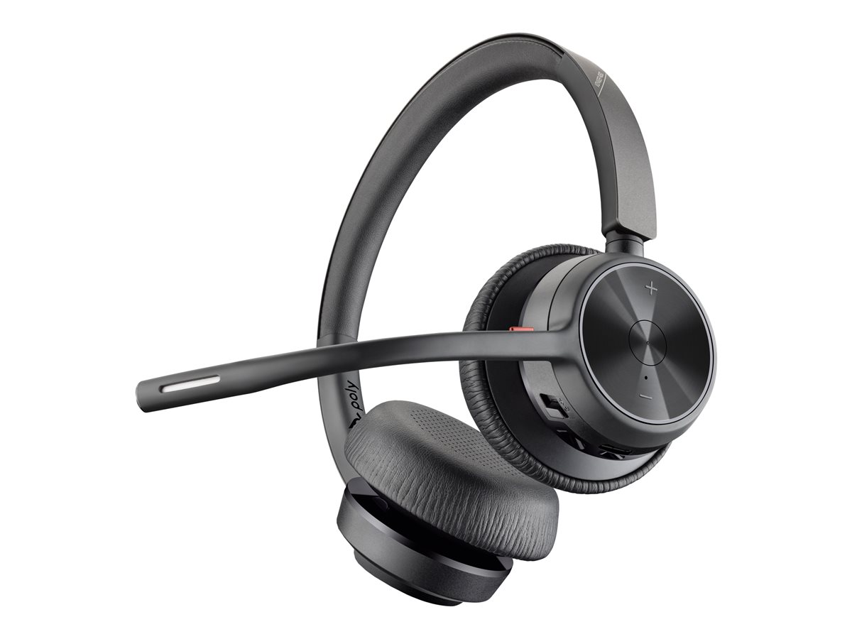 Poly Voyager 4320 UC Stereo USB-A Headset +BT700 USB-A Adapter +Charging Stand – foto 2