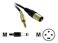 C2G Pro-Audio 25ft Pro-Audio XLR Male to 1/4in Male Cable