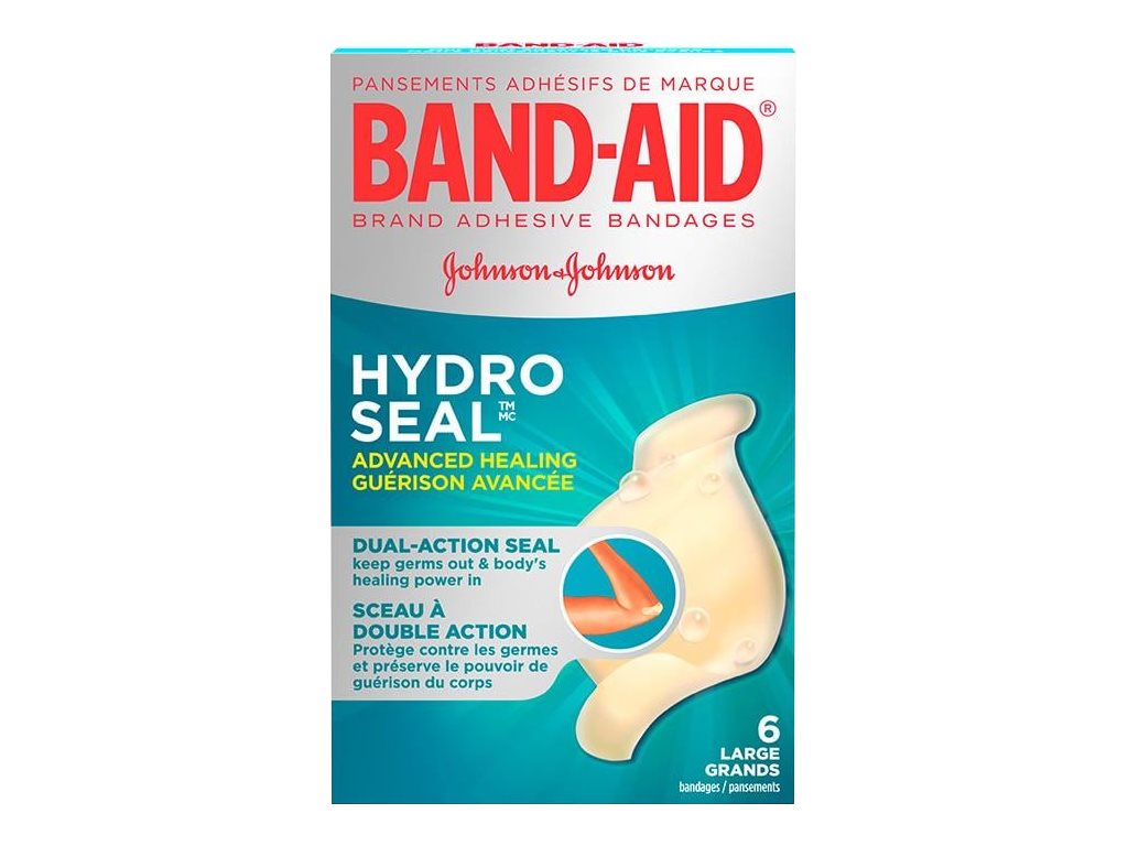 BAND-AID Hydro Seal Advanced Healing Bandages - Large - 6's