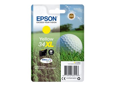 EPSON Singlepack Gelb 34 Tinte DURABrite - C13T34644010