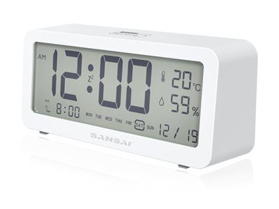 Sansai alarm clock electronic Package view Left-angle 76900