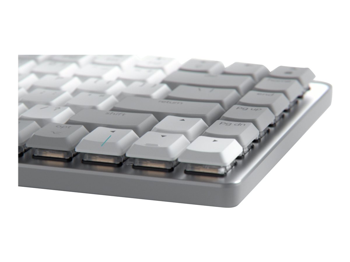 Logitech Master Series MX Mechanical Mini for Mac - klávesnice - QWERTY - US mezinárodní - bledě šedá Vstupní zařízení – foto 4