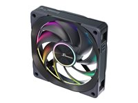 Seasonic MagFlow ARGB Fan 1-pack Sort 120 mm