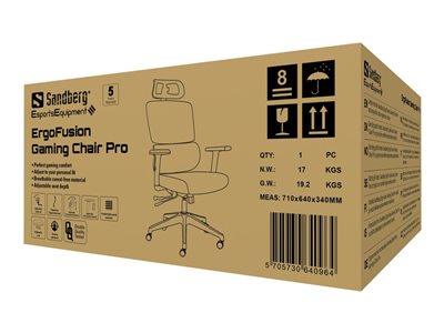 SANDBERG ErgoFusion Gaming Chair Pro