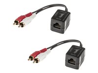 LINDY Stereo Audio Extender Cat.5/6 100m