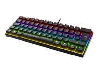DELTACO GAMING GAM-075 Tastatur Mekanisk RGB Kabling UK