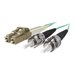 Belkin 5M Fiber Optic Cable; 10GB Aqua Multimode LC/ST Duplex, 50/125 OM3