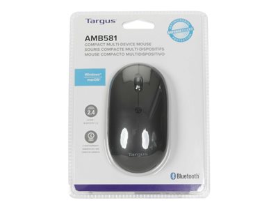 Targus - Mouse - antimicrobial - right and left-handed 