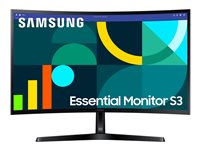 Samsung Essential S3 S27D366GAU - S36GD Series - LED monitor - curved - Full HD (1080p) - 27"