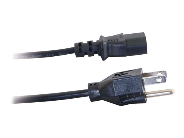 C2G 18 AWG North American Power Cord - elektrický kabel - power IEC 60320 C13 do NEMA 5-15P - 1.8 m – foto 4