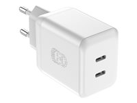 UPSTRÖM CIRKULÄR Strømforsyningsadapter 35Watt Europlug (strøm CEE 7/16)