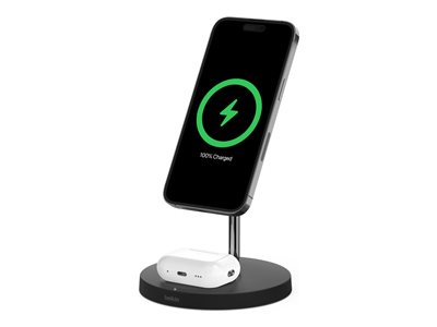 Belkin BOOST CHARGE PRO MagSafe 2-in-1 wireless charging stand - +