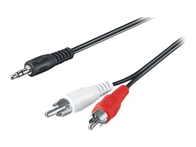 M-CAB - Audio cable - RCA male to stereo mini jack male
