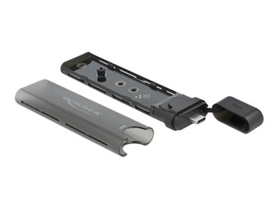 DELOCK Ext Gehäuse USB Type-C M.2 NVMe PCIe oder SATA SSD - 42635