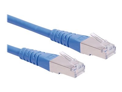 ROLINE Patchkabel Kat.6 PiMF blau 10m