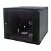 Intellinet 19 Double Section Wallmount Cabinet, 6U, 600mm depth, Flatpack, Black