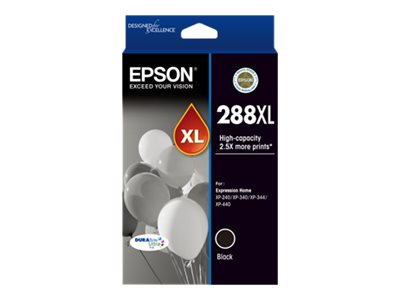 Epson 288XL high capacity black original ink Package view Front 79225