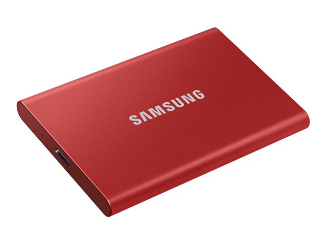Samsung T7 MU-PC2T0R - SSD - verschl?sselt - 2 TB - extern (tragbar) - USB 3.2 Gen 2 (USB-C Steckverbinder)