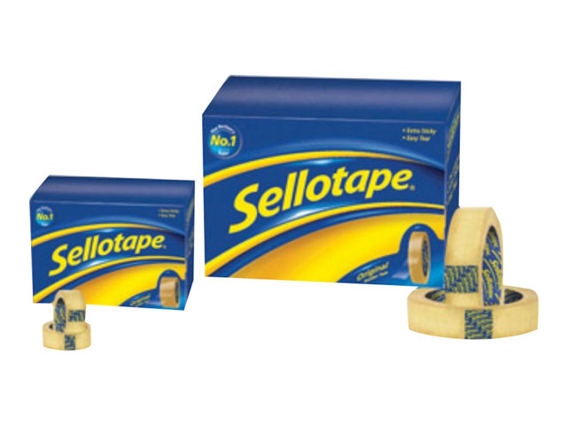 Sellotape Original Golden Office Tape 18 Mm X 33 M Pack Of 8