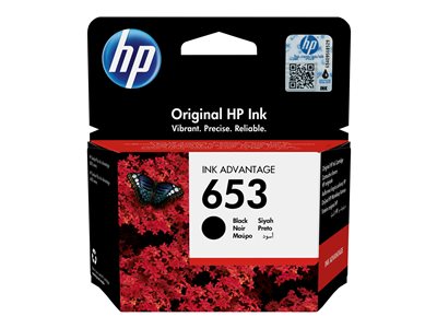 HP 653 Black Ink Advantage Cartridge