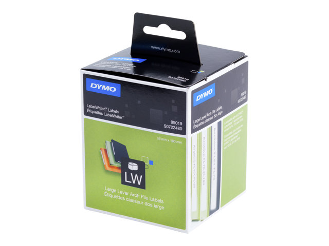 Dymo Labelwriter Laf Labels Large Lever Arch Labels 110 Labels 59 X 190 Mm