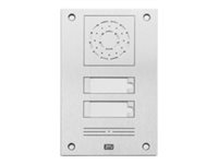 2N IP UNI Control panel faceplate front, 2 buttons