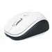 Manhattan Dual-Mode Mouse, Bluetooth 4.0 and 2.4 GHz Wireless, 800/1200/1600 dpi, Three Buttons With Scroll Wheel, Black & White, Three Year Warranty, Box
