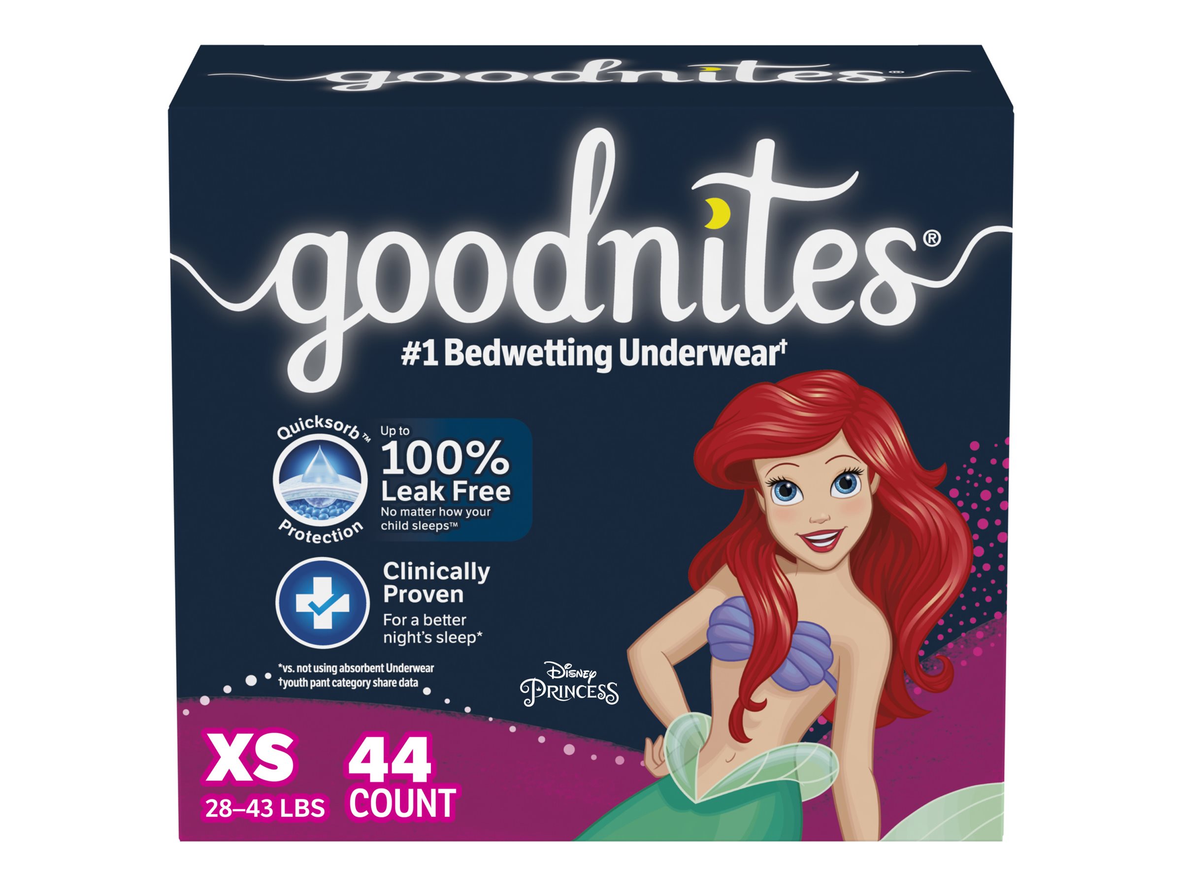 GoodNites 43529 Bedtime S/M Bedwetting Underwear for Girls - 44