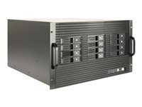 Inter-Tech IPC 6U-6520 Rackversion Forlænget ATX / SSI EEB Ingen strømforsyning Sort