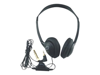 AmpliVox SL1006 Personal Stereo Headphones Headphones on-ear wired 3.5 mm jack